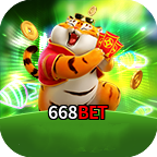 Imagem promocional da 668bet mostrando a plataforma e suas vantagens
